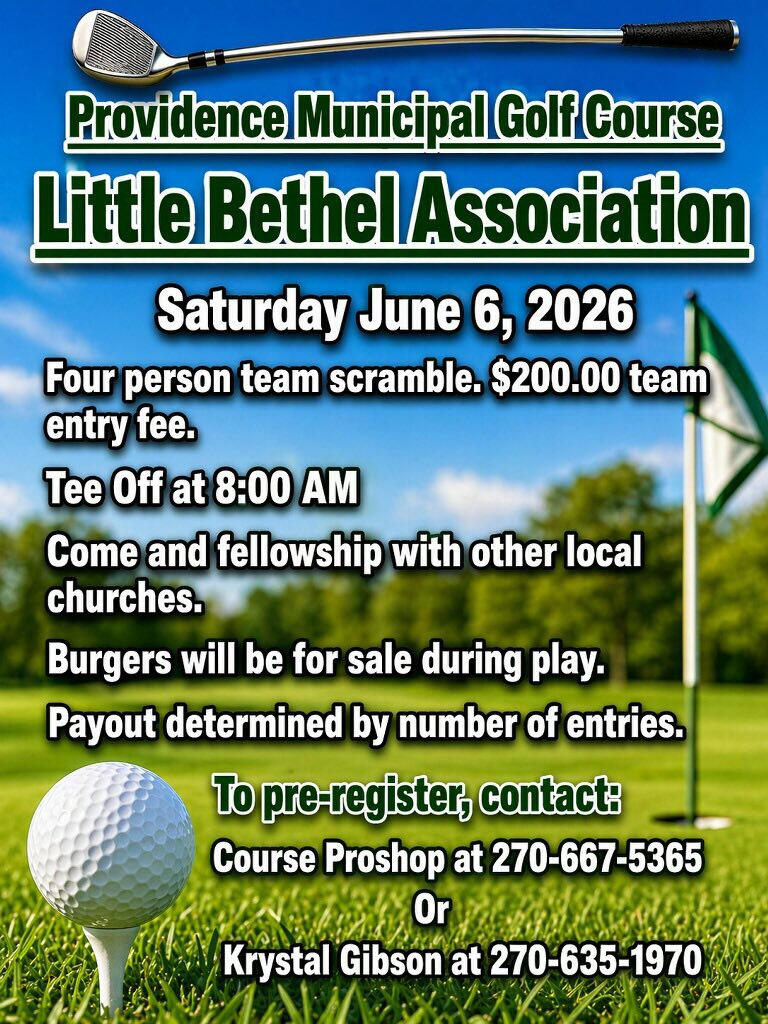 Little Bethel Association - Providence Municipal Golf Course